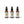 Three Potager Soap Co. Lemongrass Room and Linen Spray bottles in amber glass with black spray nozzles.