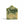 Potager Soap Co. rosemary lemongrass artisan bar soap with green clay swirls and embossed logo on white background